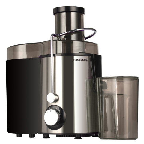 Electrocasnice & Climatizare - Storcator de fructe si legume Hausberg HB-7645, 600 W, 2 viteze + Turbo