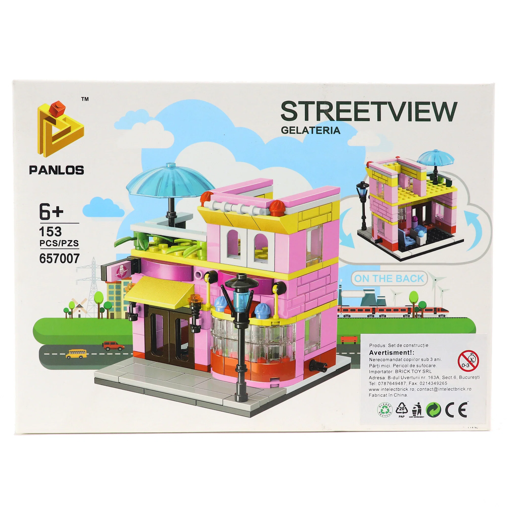 Jocuri - Streetview: Gelateria. Set lego Gelaterie