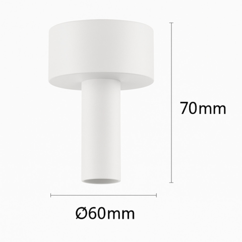 Accesorii corpuri de iluminat - Suport Fixare Cu Alimentare Tub Neon 360⁰, Spin SPN6850H, 1 buc