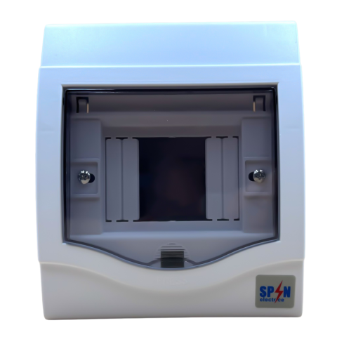 Tablouri electrice - Tablou Electric Pentru Sigurante, 4 Module - Montaj Aplicat, Spin SPN9102, 1 buc