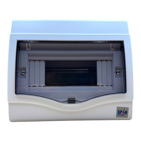 Tablouri electrice - Tablou Electric pentru Sigurante, 8 Module - Montaj Aplicat, Spin SPN9104, 1 buc