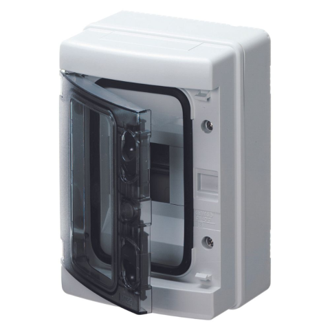 Iluminat & electrice - Tablou sigurante aplicat 4 module IP65, Gewiss GW40101, 1 buc