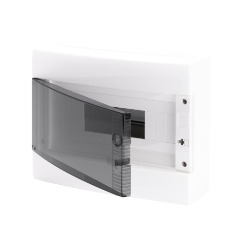 Iluminat & electrice - Tablou sigurante aplicat 8 module cu bareta inclusa, Gewiss GW40043BS, 1 buc