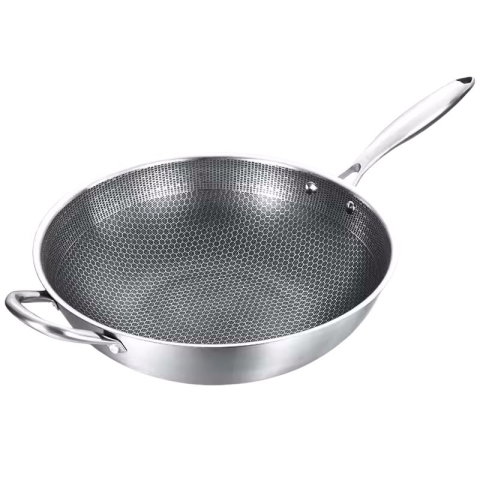 Casa, Gradina & Bricolaj - Tigaie wok 34cm Hausberg HB-H LUX 848, inox