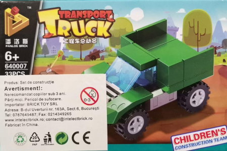 Jocuri - Transport Truck Set lego utilaje de Constructie
