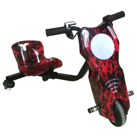 Jucarii, Copii & Bebe - Tricicleta Electrica Drift Hausberg HB-KD04RS, 150-200W, cu Bluetooth, Autonomie 8-12 km