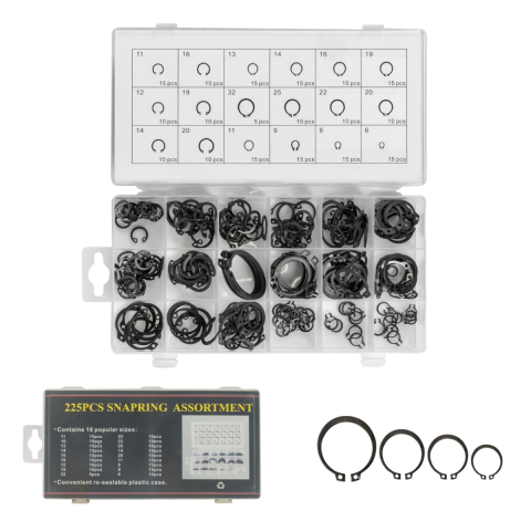 Casa, Gradina & Bricolaj - Trusa inele de siguranta 225pcs