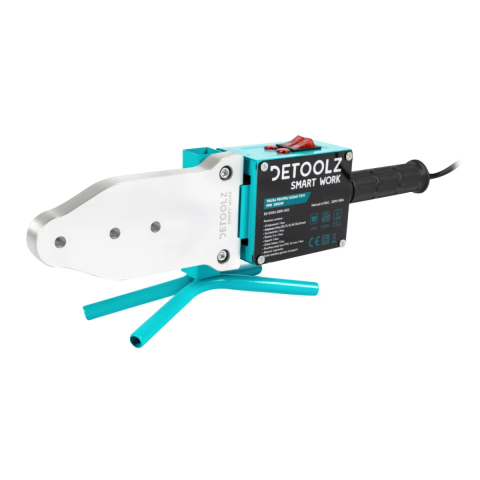 Scule electrice & Unelte - Trusa pentru sudat tevi din PPR Detoolz putere 2000W, diametru sudare 20-63mm