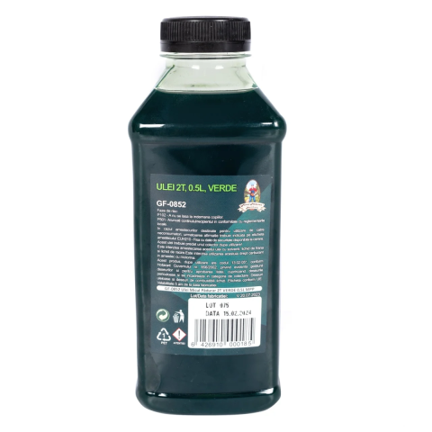 Gradinarit - Ulei amestec 2T Micul Padurar, Verde, 0.5L