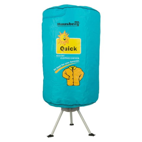 Casa, Gradina & Bricolaj - Uscator rufe electric Hausberg HB-800, 10 kg, 700 W, Bleu