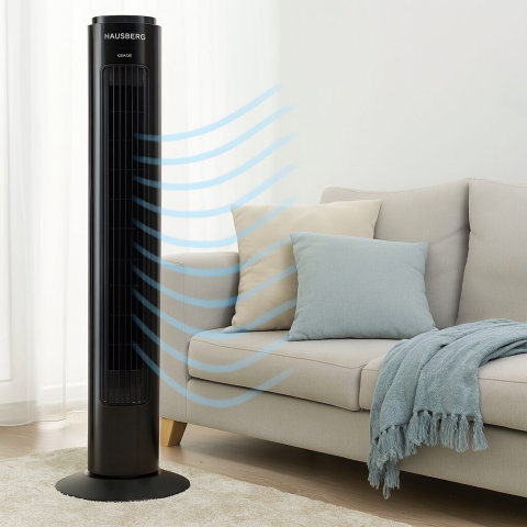 Electrocasnice & Climatizare - Ventilator Turn Hausberg HB-5950NG, 40-50W, 2 moduri de functionare, 3 viteze