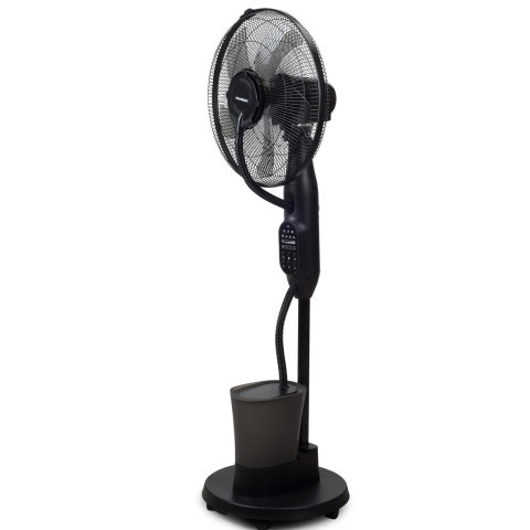Electrocasnice & Climatizare - Ventilator umidificator Hausberg HB-5601NG, 75W, 16 inch, 3 viteze, rezervor 2.8L