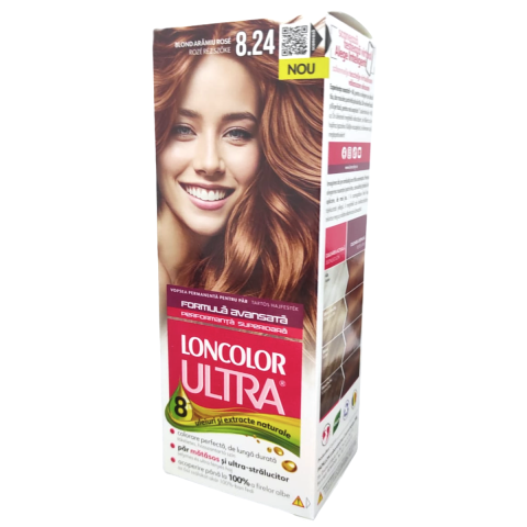 Ingrijire Par - Vopsea de Par Loncolor Ultra 8.24 Blond Aramiu Rose, 50 ml