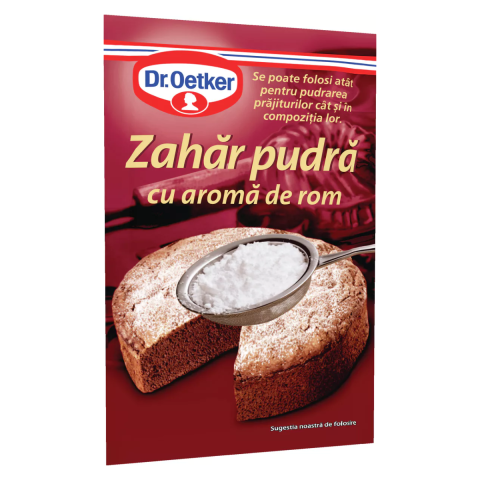 Alimente de baza - Zahar Pudra Cu Aroma De Rom Dr. Oetker, 50 g