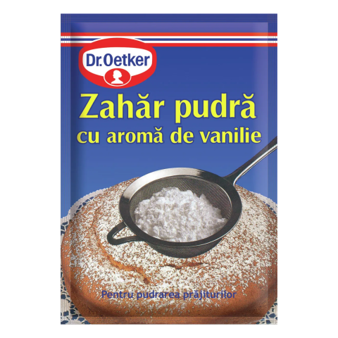 Alimente de baza - Zahar pudra cu aroma de vanilie Dr. Oetker, 80 g