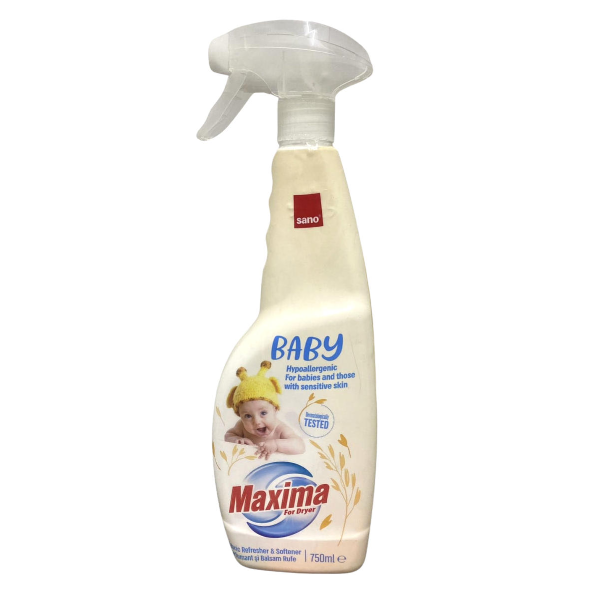 baby nest Parfumant si Balsam Spray Sano Maxima Baby, pentru haine bebelusi, 750 ml