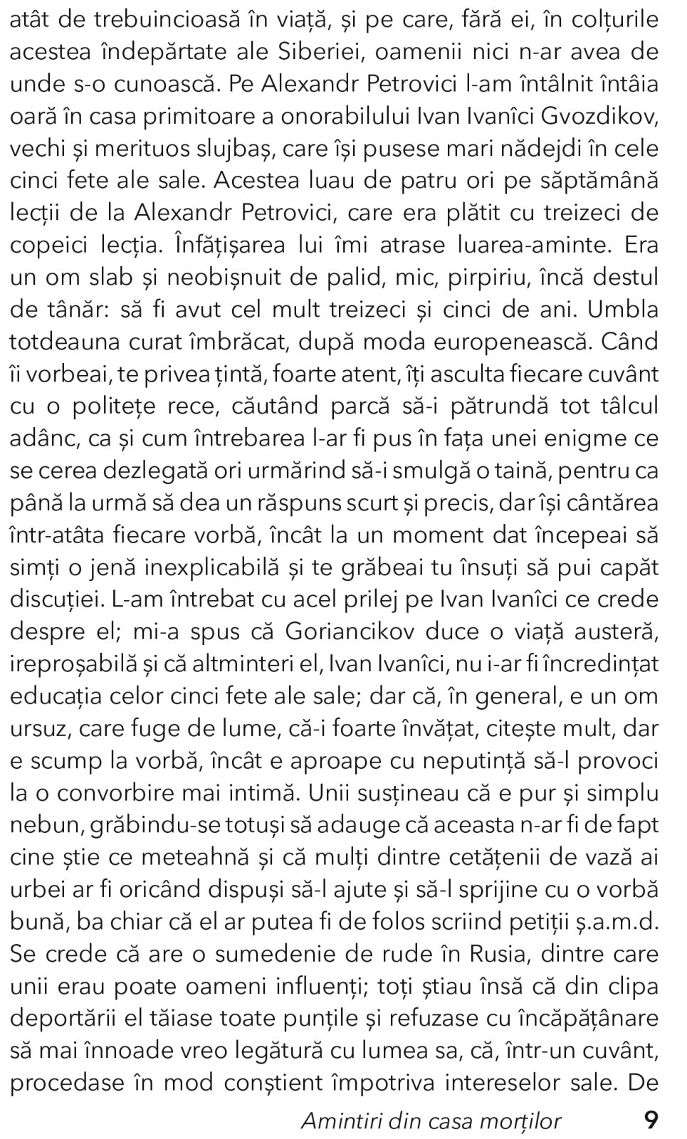 Amintiri din Casa Mortilor [5]