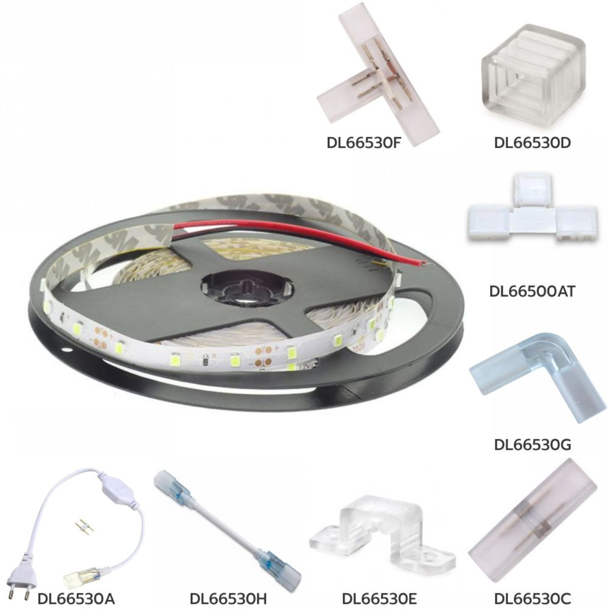 Banda LED 12V, 14.4W/M 60LED/m IP20, R5050 4100K, Delight DL66512- rola 5m [1]