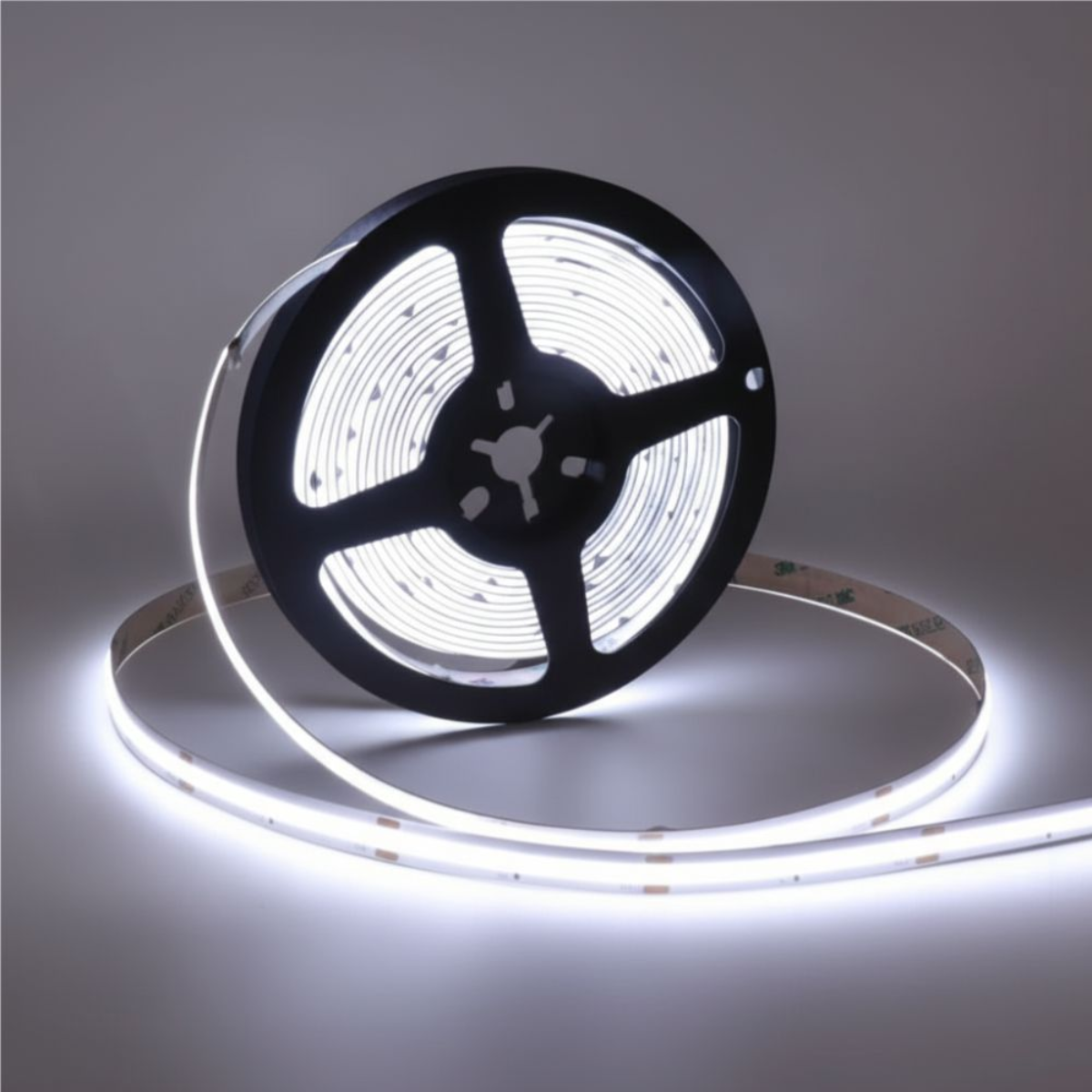 Banda LED COB 300LED/m 12W/m IP20 4000K 12V, Spin SPN6815, 5m, 1 buc [0]