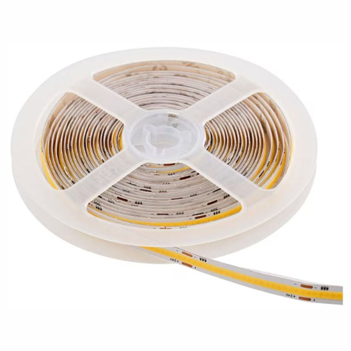 Banda LED COB 320LED/m 12W/m IP20 4000K 24V PCB 8mm, Spin SPN6818, 5m/rola [1]