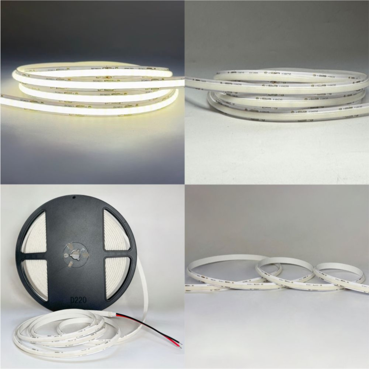 Banda LED Fcob 10w/m Lumina Neutra, Spin SPN6825, 5m/rola [1]