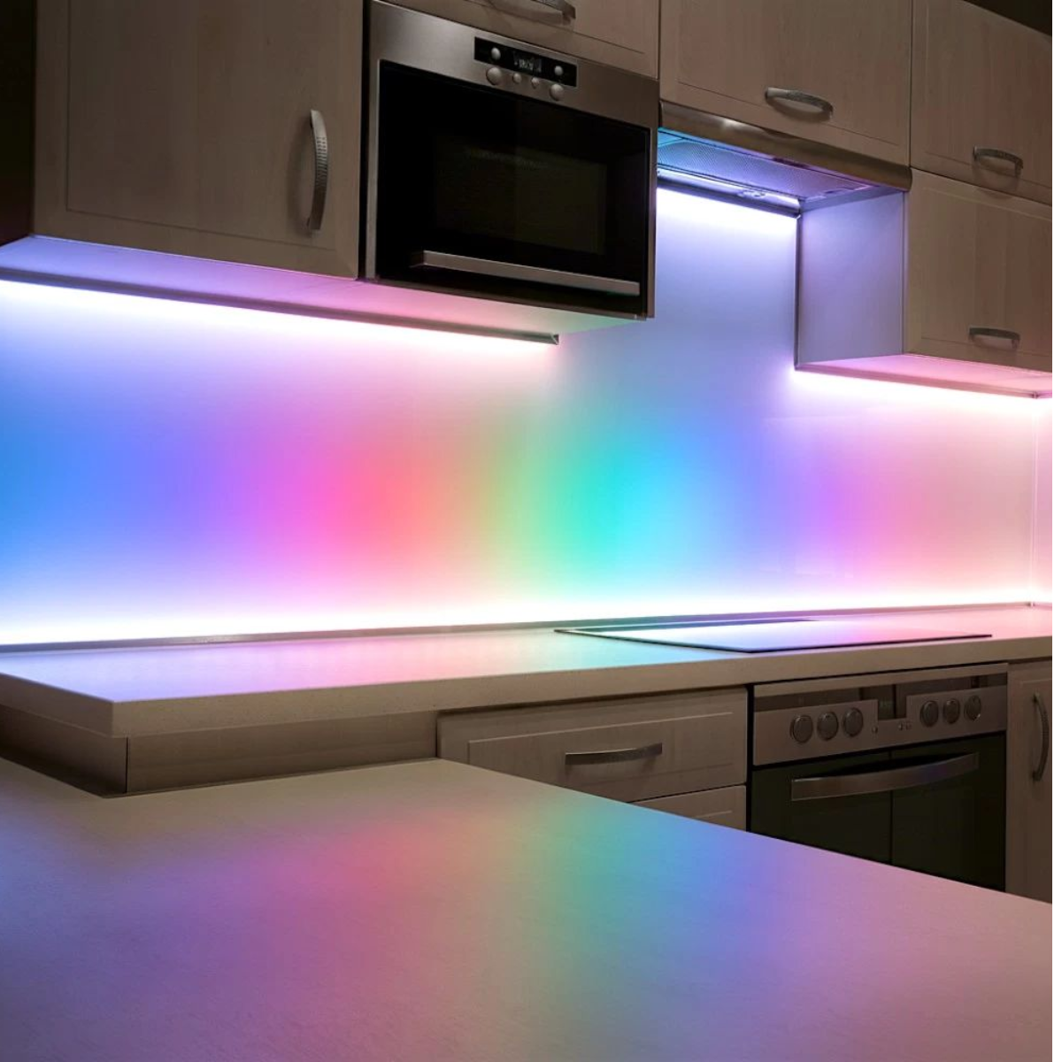 Banda LED RGB, IP65, 12V, 14.4W/M, 60 LED/M, 5050, Delight DL66522 - rola 5 m [1]