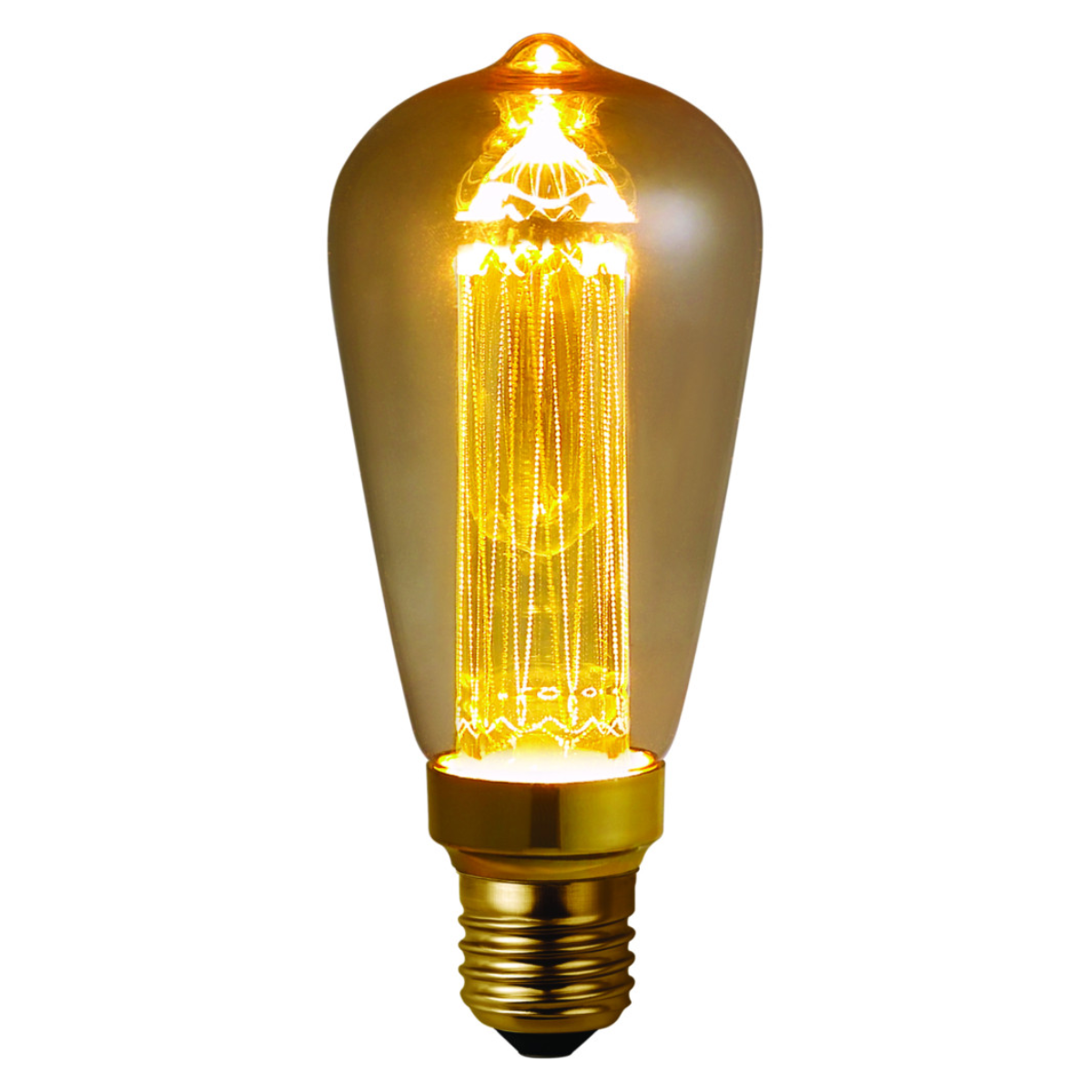 Bec LED SMD Tub ST64 2.5W/200lm/2000k E27, Spin SPN6681, 1 buc [0]