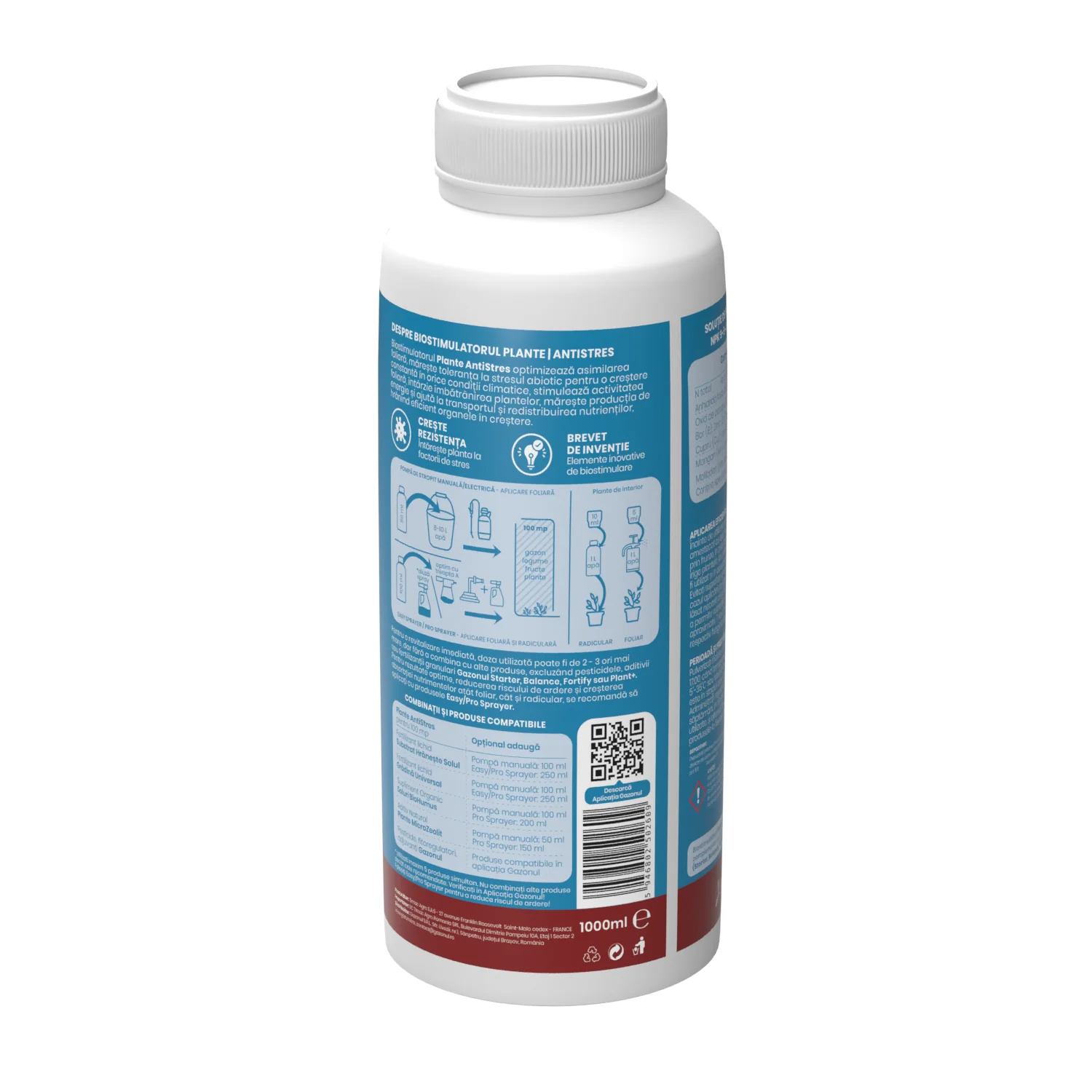 Biostimulator Plante AntiStres, protectie osmotica si fotosinteza activa, 1 L [1]