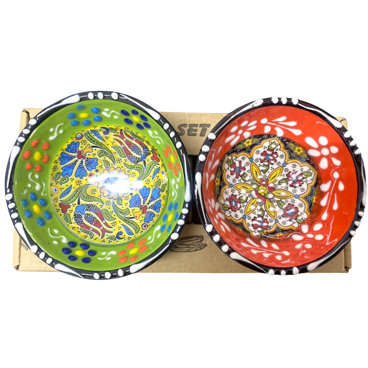 Boluri Ceramica Pictate Manual 5cm Tk-20892, set 2 buc [1]