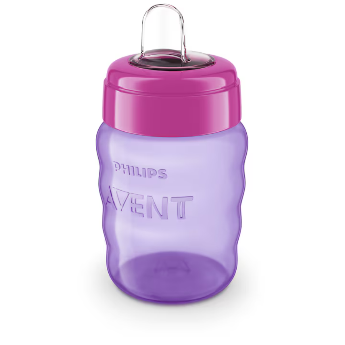 Cana cu tetina de formare Philips Avent, +9 luni, roz, 200 ml, SCF553/03 [1]