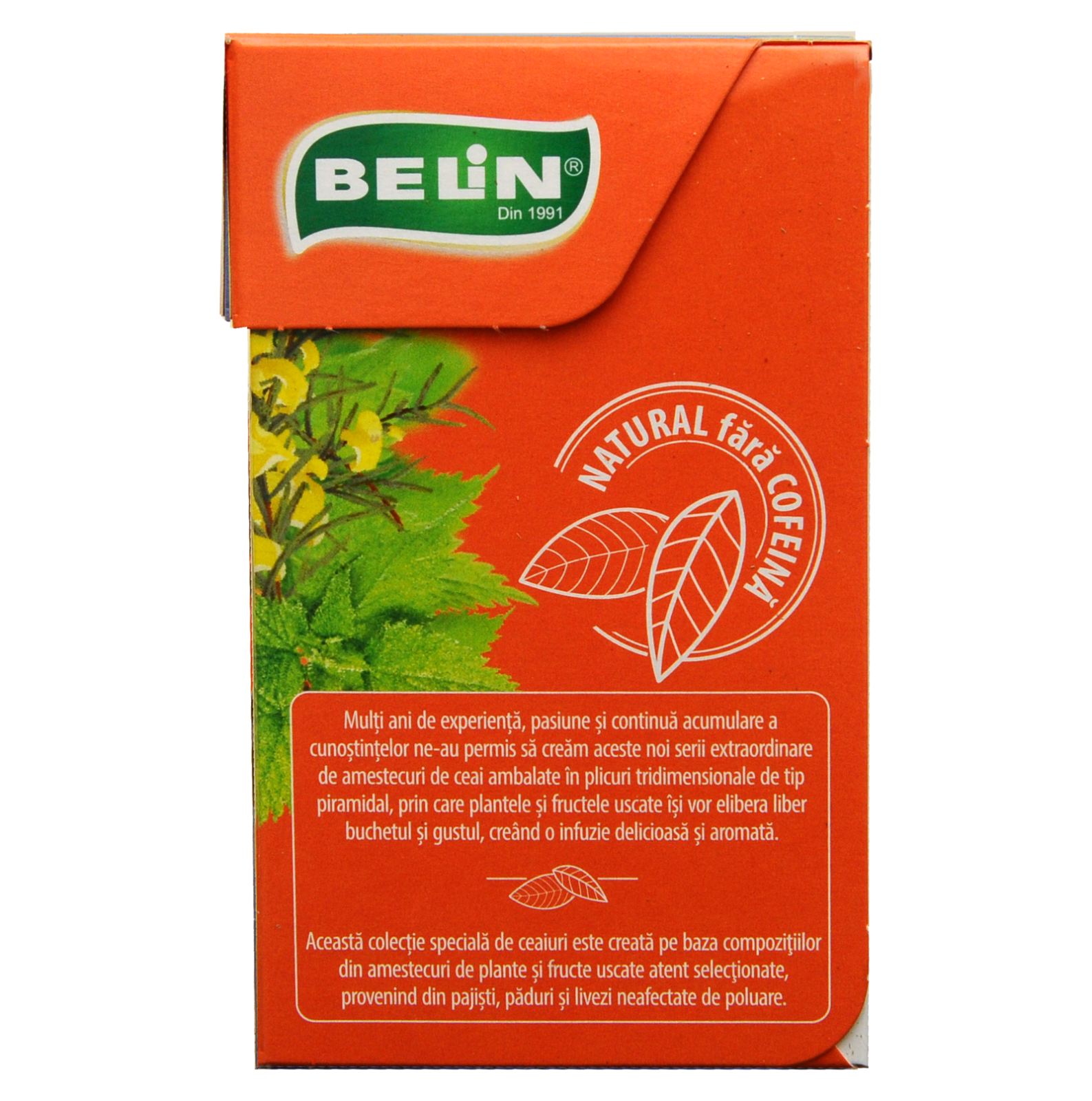 Ceai Mix Plante cu Ginseng Belin, 20 plicuri piramidale, 30 gr [2]