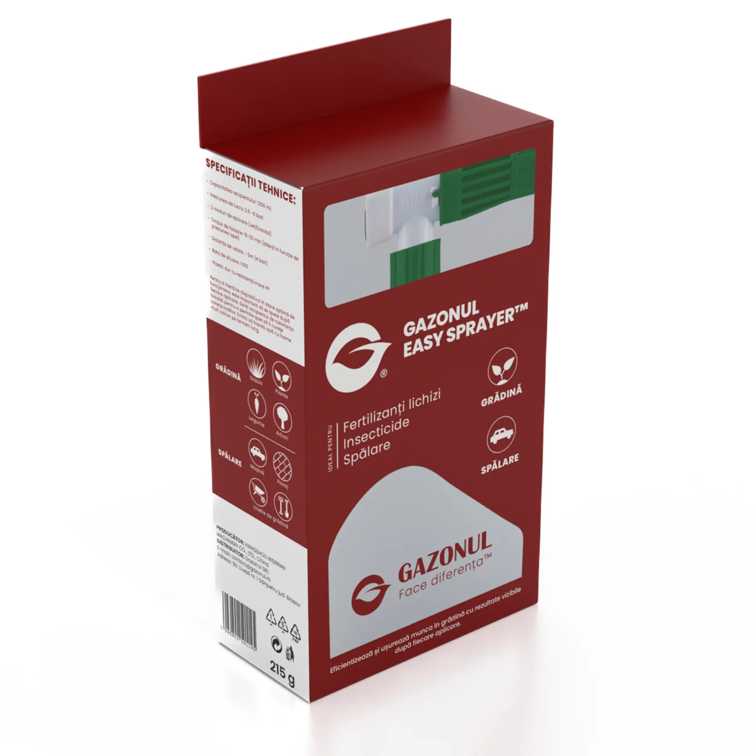 Dispenser Easy Sprayer, distribuitor tip spray pulverizator, capacitate 1.25 L [7]