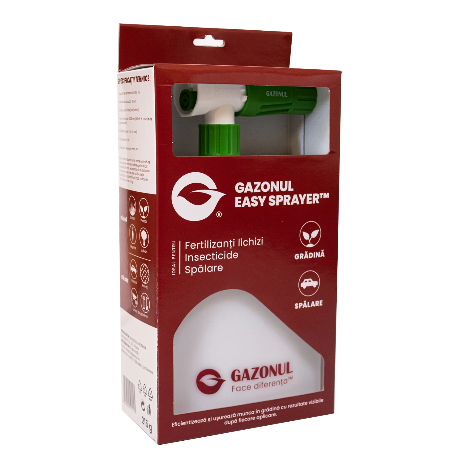 Dispenser Easy Sprayer, distribuitor tip spray pulverizator, capacitate 1.25 L [5]