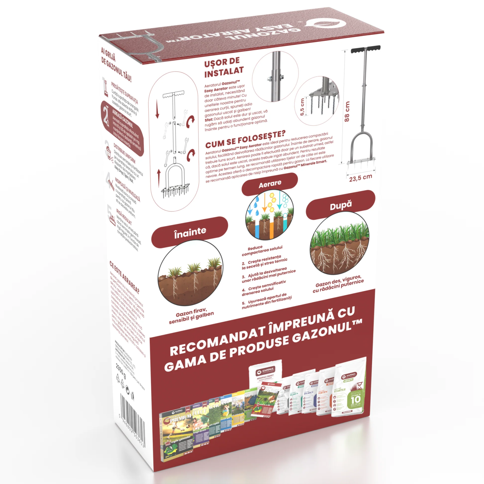 Dispozitiv Easy Aerator, profesional, 2 in 1, cu tije [1]