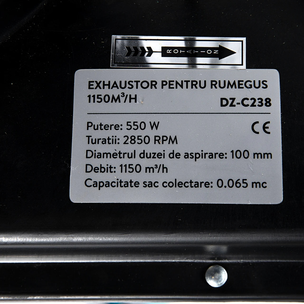 Exhaustor pentru rumegus 1150 mc/h [4]