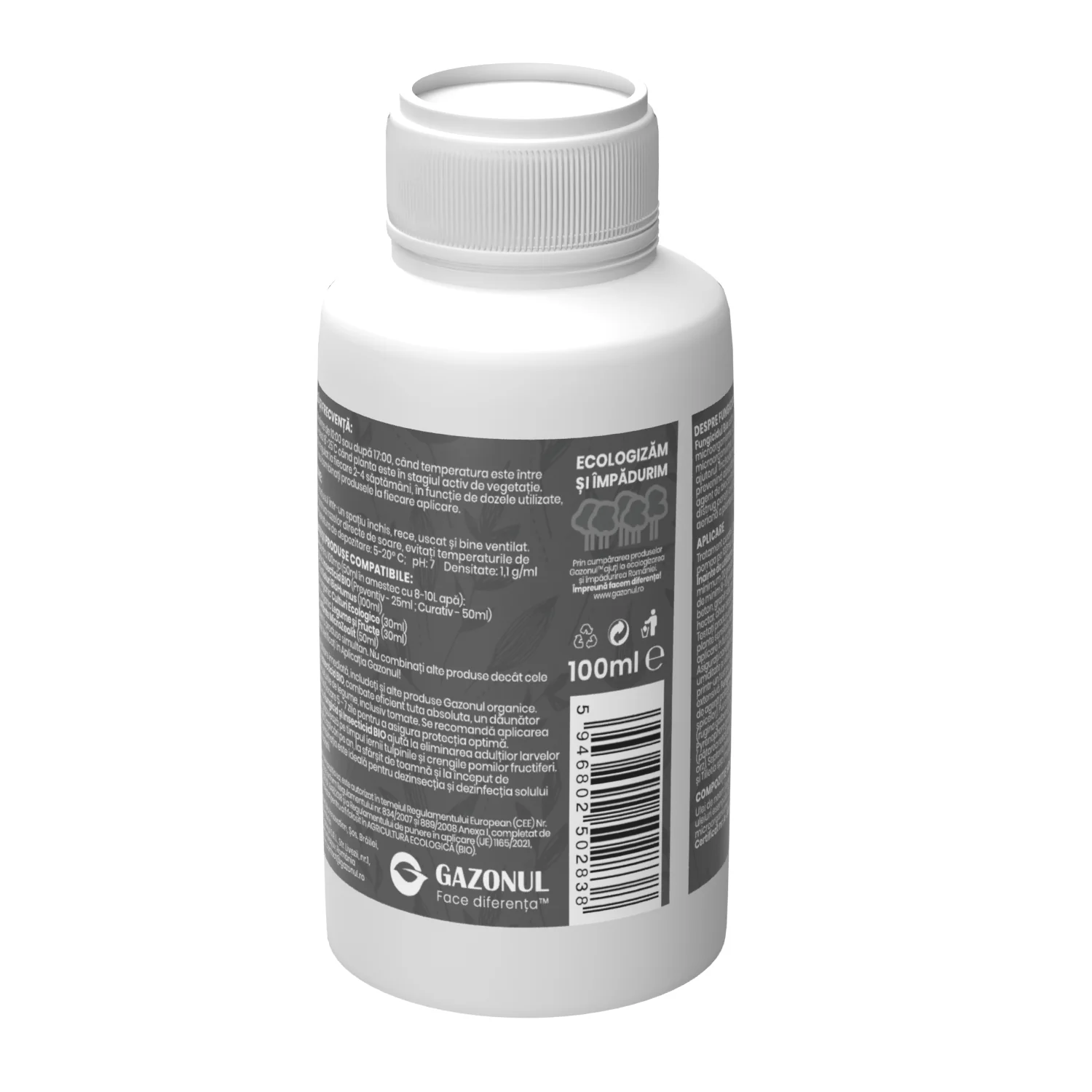 Fungicid BIO, cu spectru larg, pentru protectie si combatere, 100 ml [1]