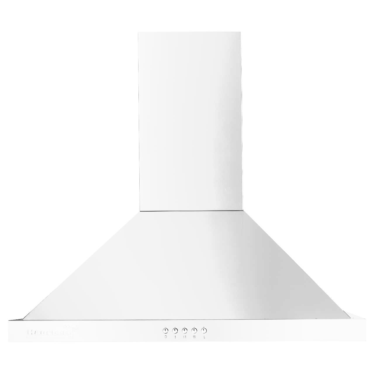 Hota incorporabila decorativa Hausberg HB-1260AB, Putere de absorbtie 450 m3/h, 1 motor, 60 cm, Alb [1]