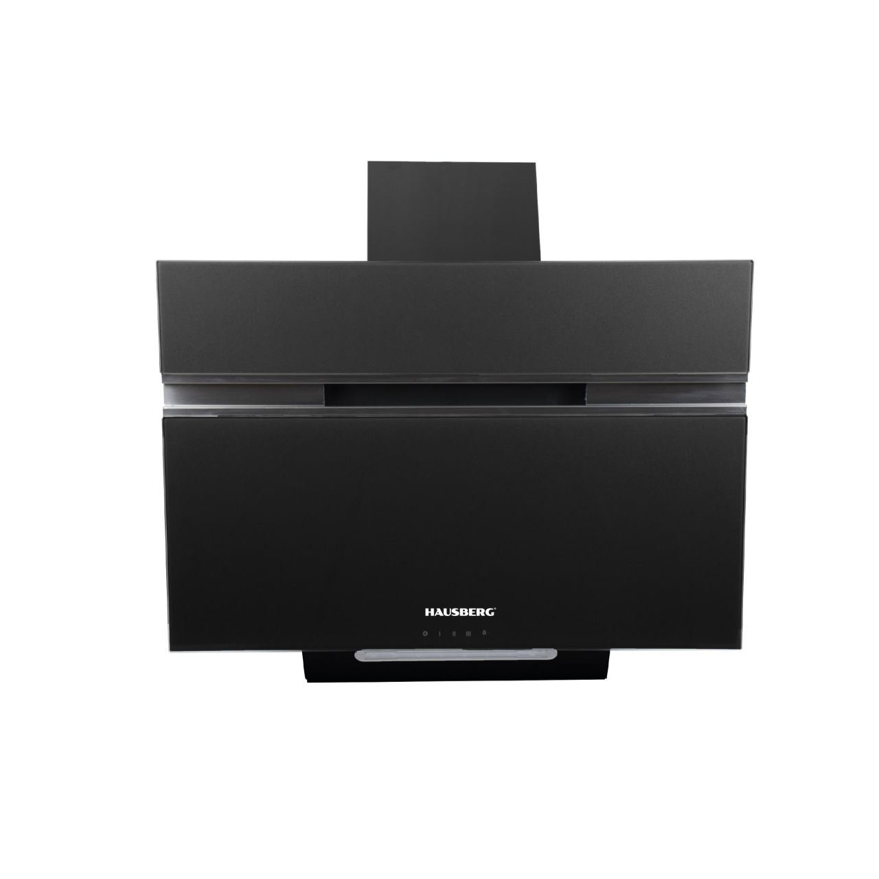 Hota Incorporabila decorativa Hausberg HB-1835NG, 60 cm, putere de absorbtie 450m3/h, Filtru aluminiu, Negru [1]