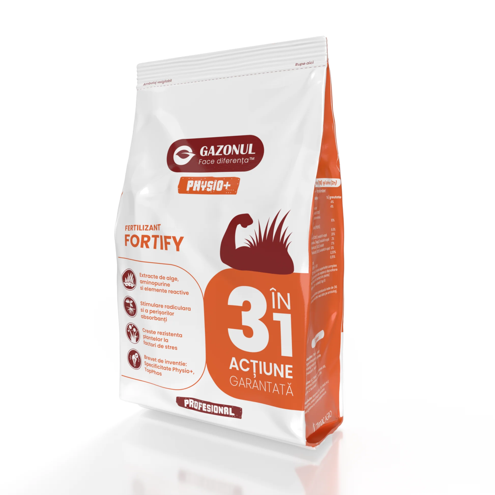 Ingrasamant gazon Fortify pentru radacini puternice si rezistenta la stres, 3 KG [1]