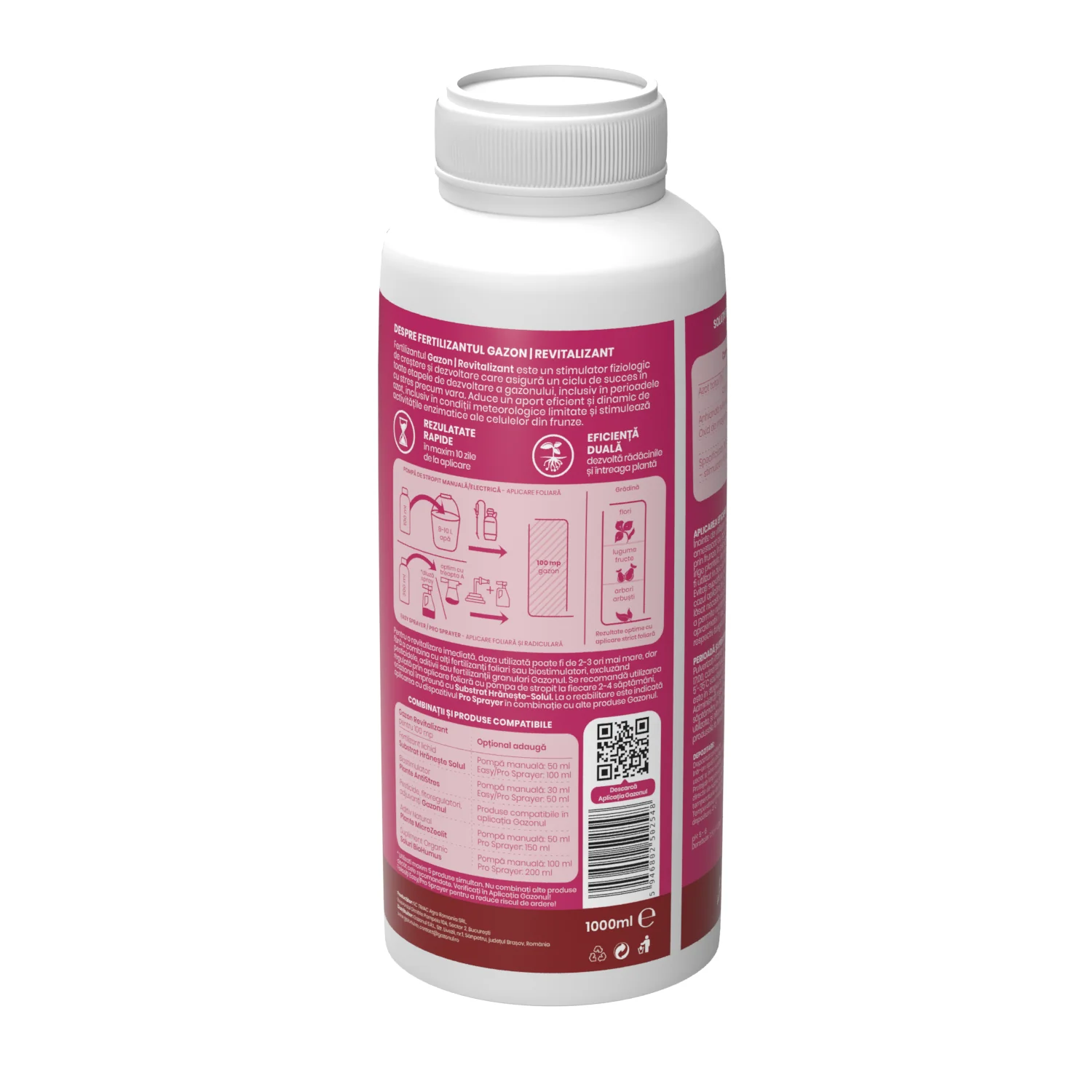 Ingrasamant Gazon Revitalizant pentru inverzire rapida si regenerare all season, 1 L [1]