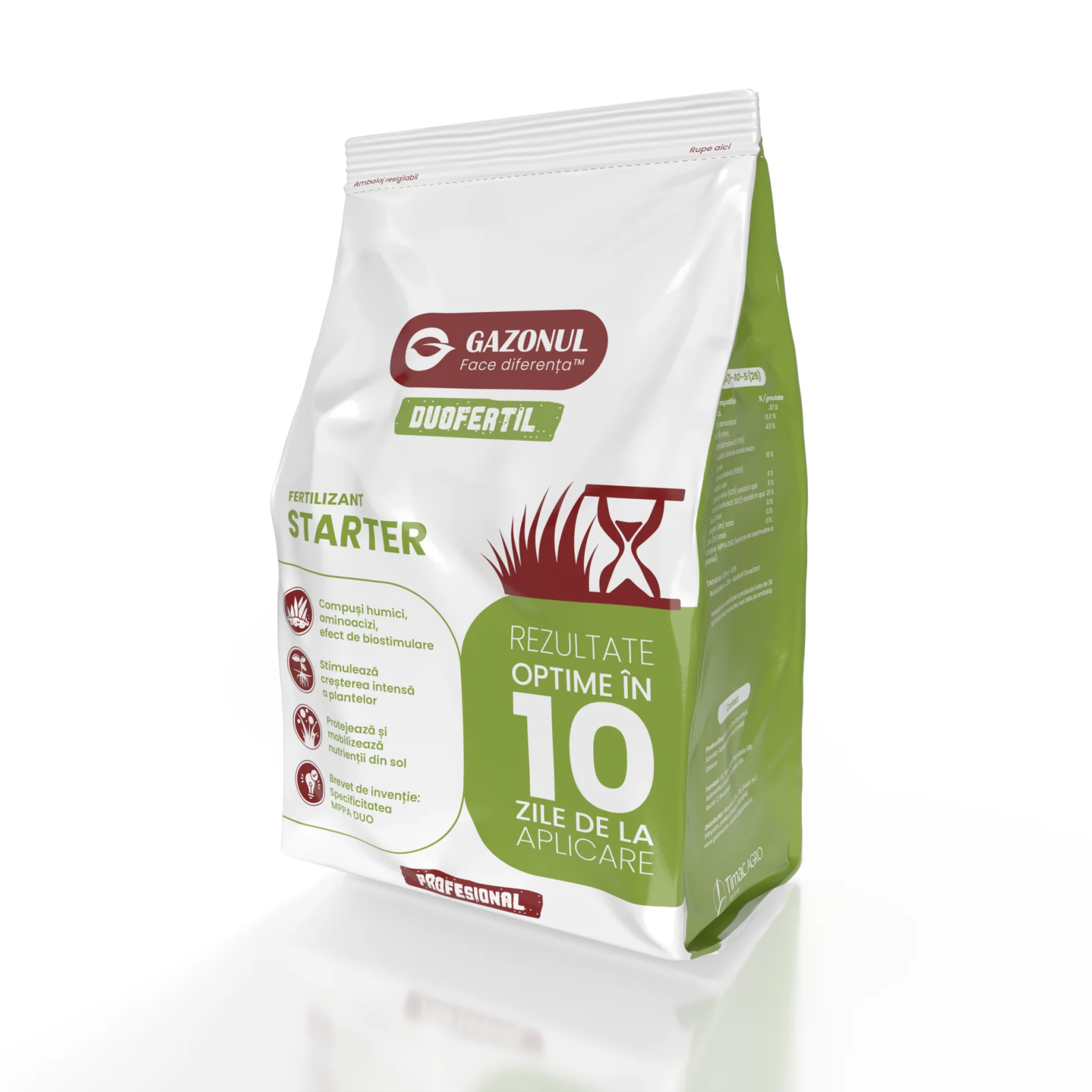 Ingrasamant gazon Starter pentru insamantare, suprainsamantare si reabilitare, 6 KG [1]