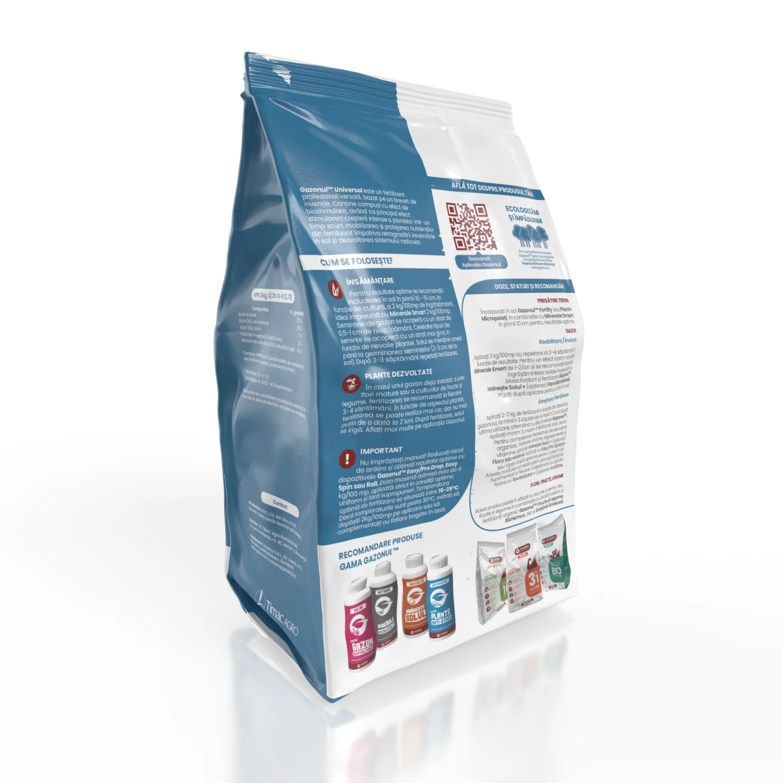 Ingrasamant gazon Universal pentru insamantare, suprainsamantare si reabilitare, 6 KG [3]