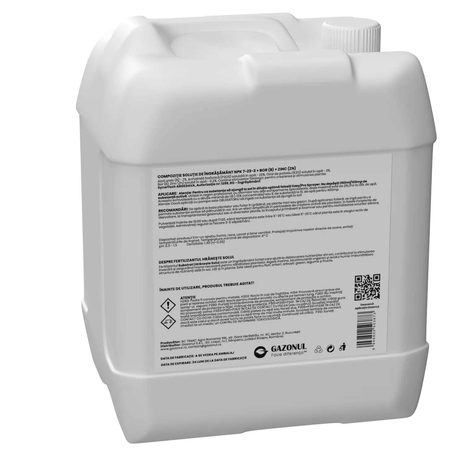 Ingrasamant Hraneste Solul pentru sol sanatos, echilibrat si fertil, 5 L [1]