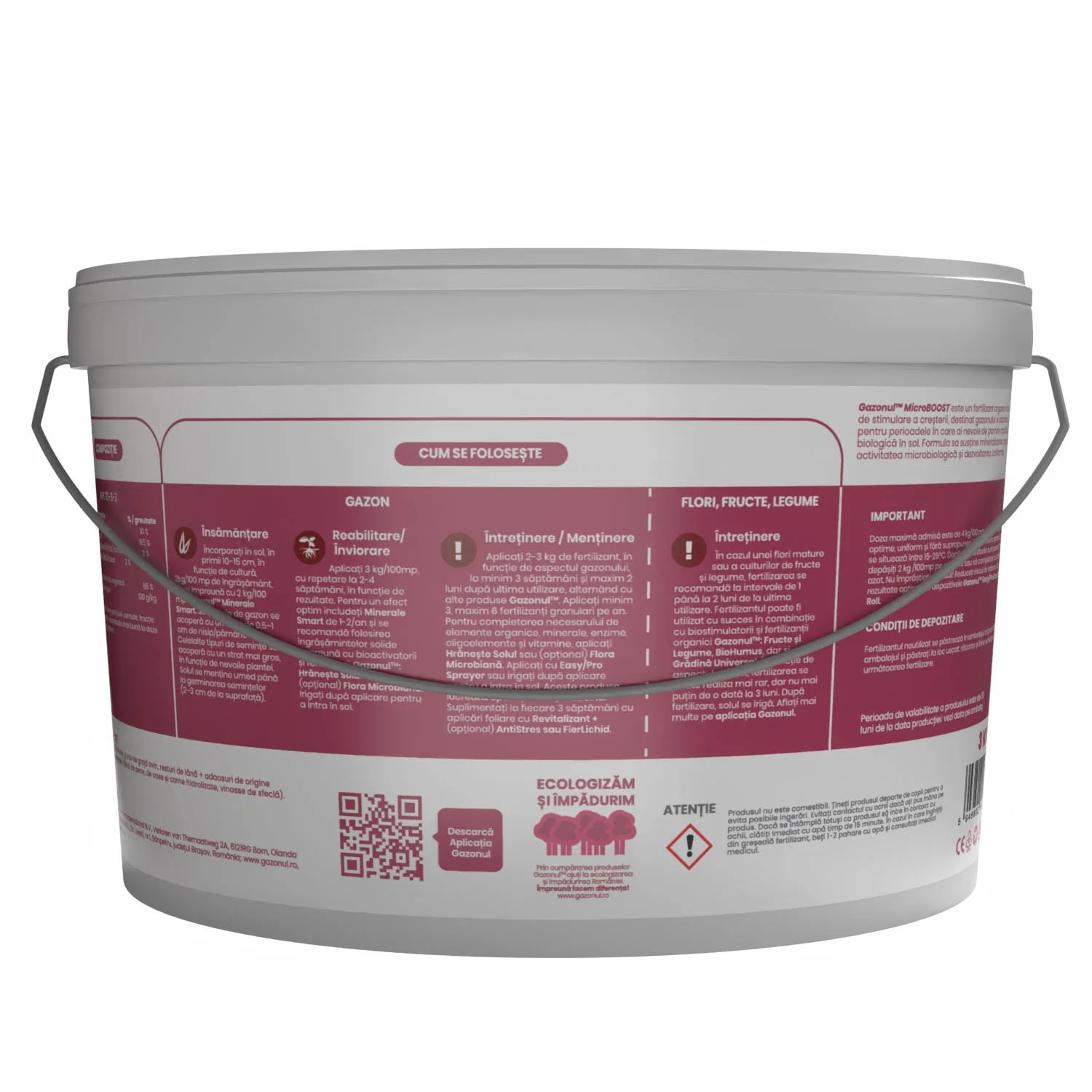 Ingrasamant MicroBoost microgranulat cu azot organic pentru crestere, 3 KG [2]