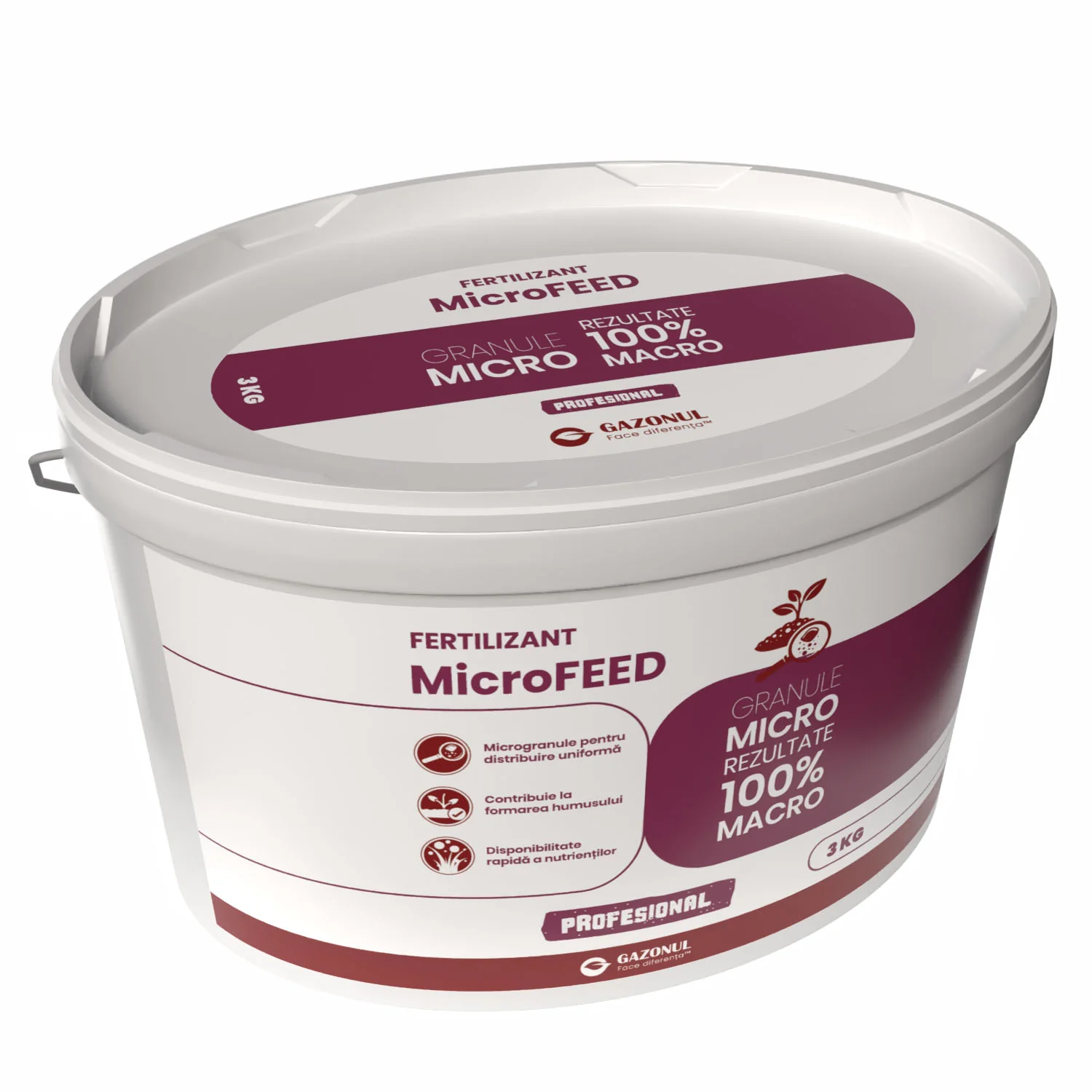 Ingrasamant MicroFeed microgranulat pentru sol fertil si nutritie de durata, 3 KG [1]