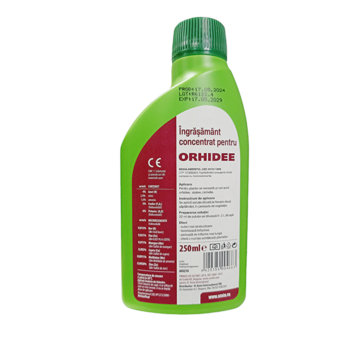 Ingrasamant orhidee Amia 4-5-6 + microelemente, 250 ml [1]