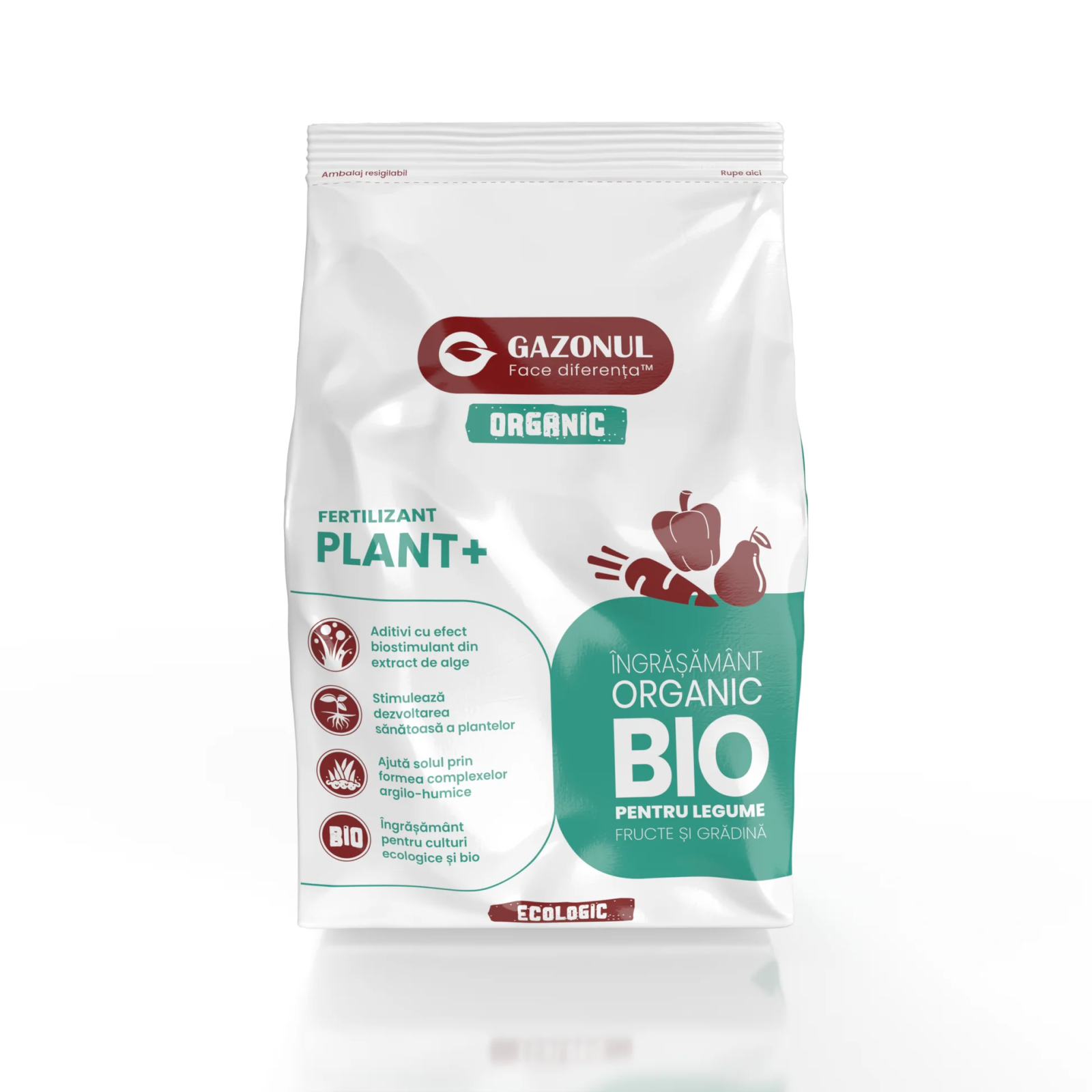 Ingrasamant Plant+ Organic pentru plante viguroase si sol fertil, 6 KG [0]