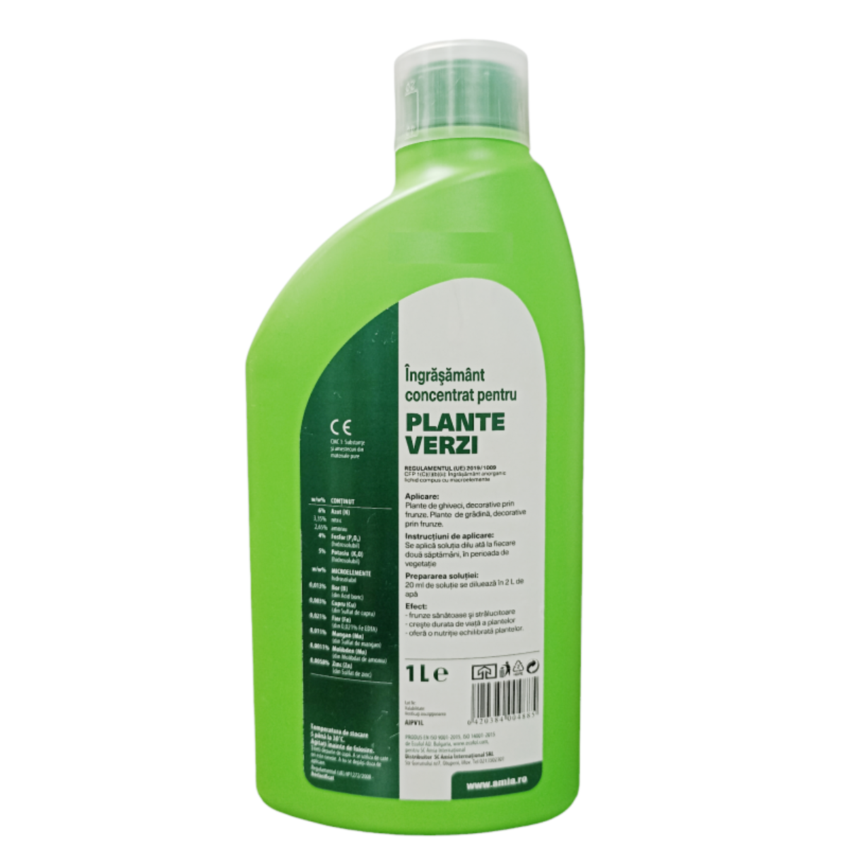 Ingrasamant plante verzi Amia 6-4-5 + microelemente, 1 l [1]