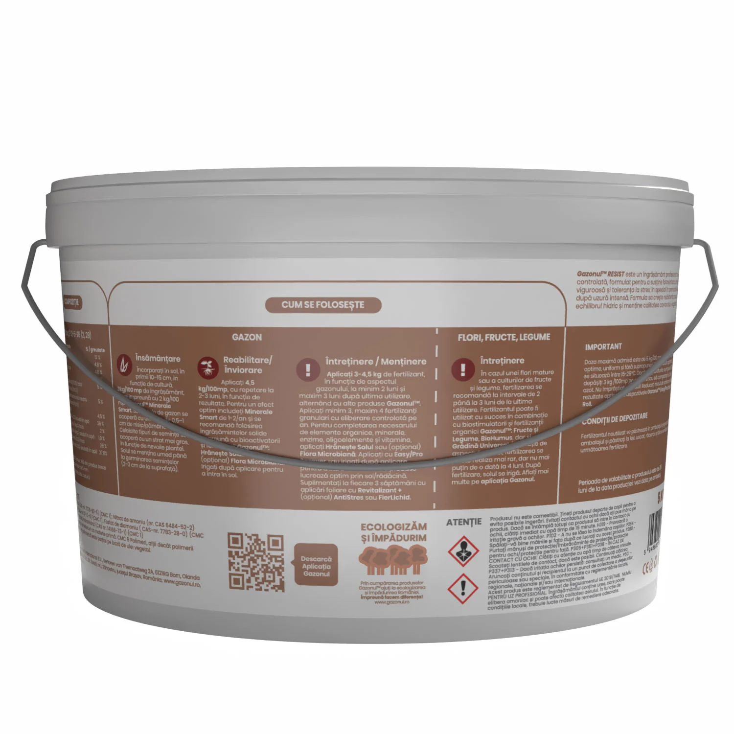 Ingrasamant Resist cu eliberare controlata pentru gazon rezistent la stres, 5 KG [2]