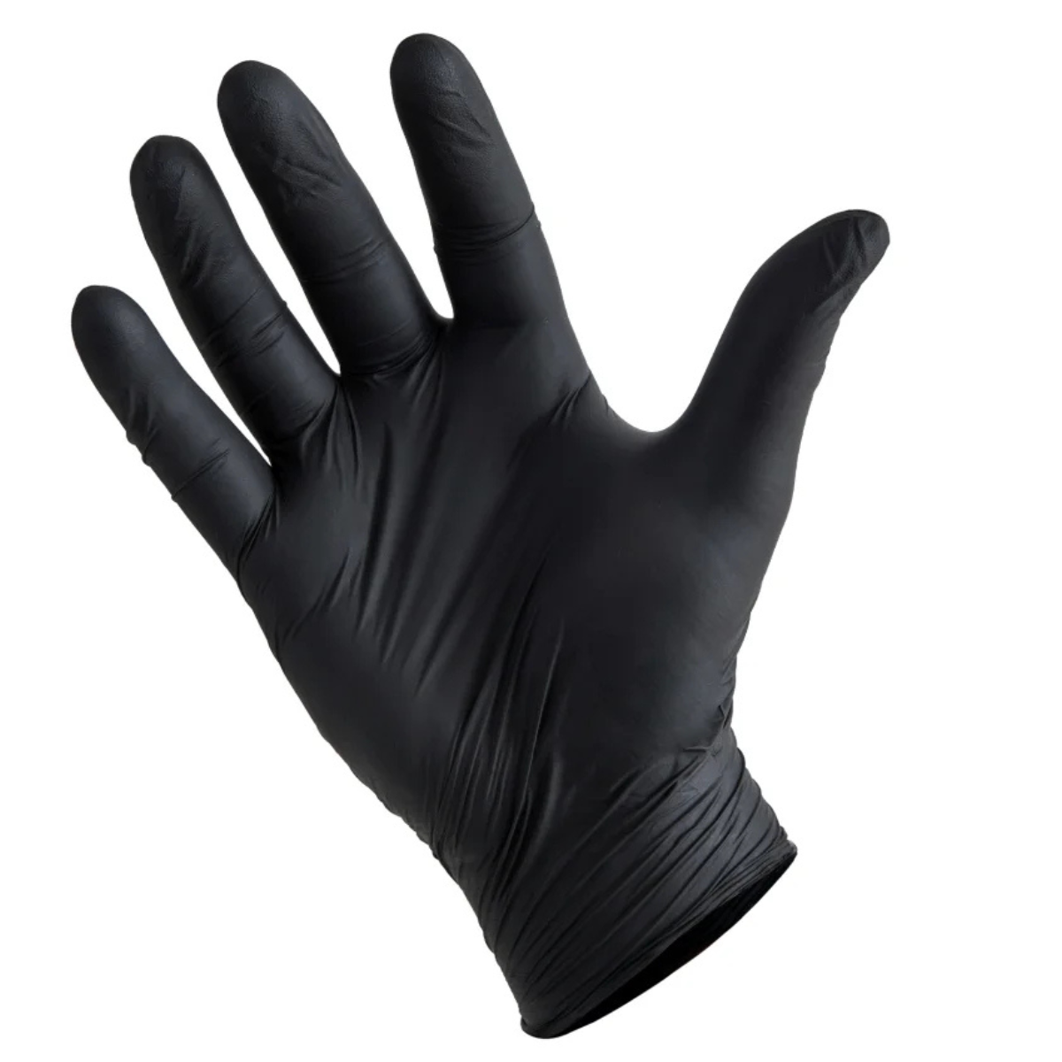 Manusi Nitril Fortino Negre, Marimea L, pentru protectie, 100 bucati/set [0]